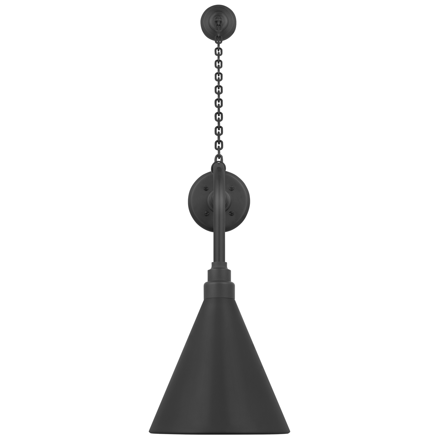 Academy 20" Anchored Rex Barn Light | Matte Black | 9 | 9" Matte Black Conical Savannah Shade