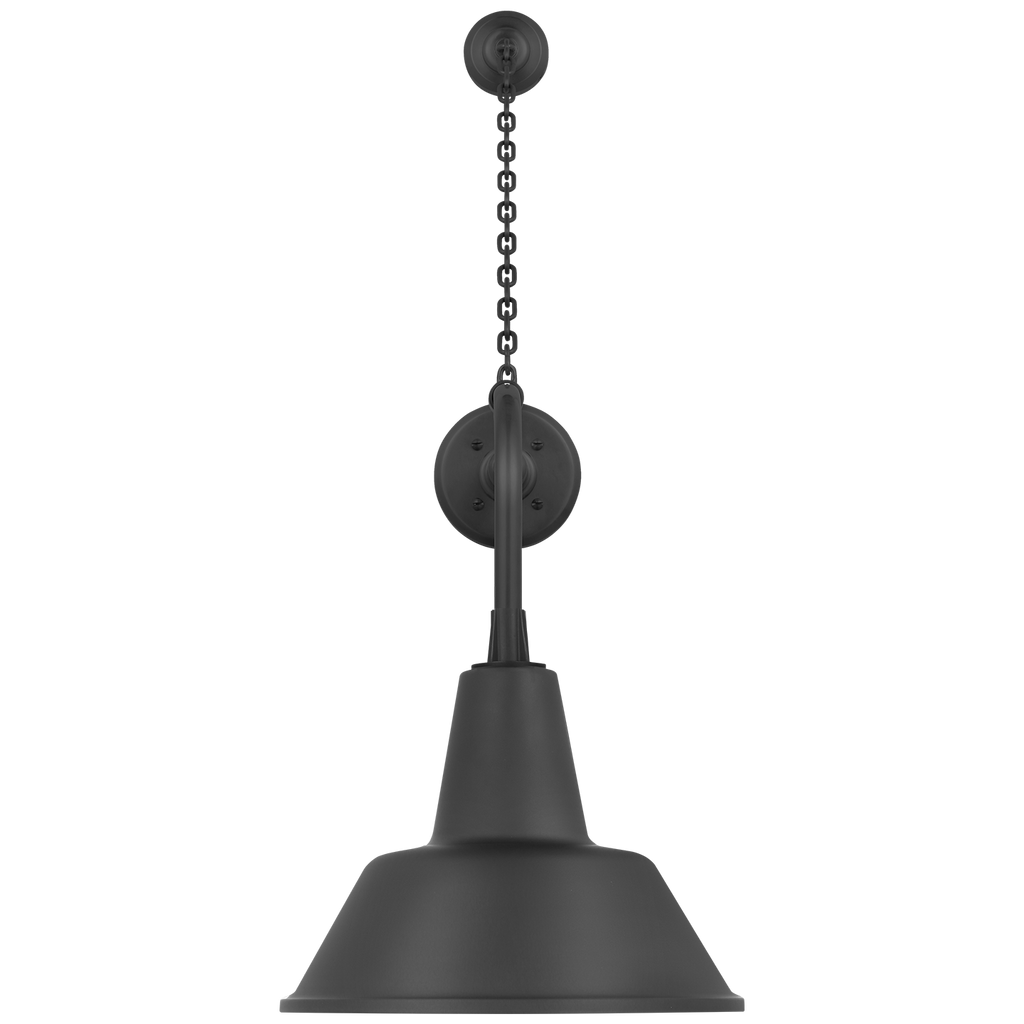 Academy 20" Anchored Rex Barn Light | Matte Black | 12.5 | 12.5" Matte Black Bowers Shade