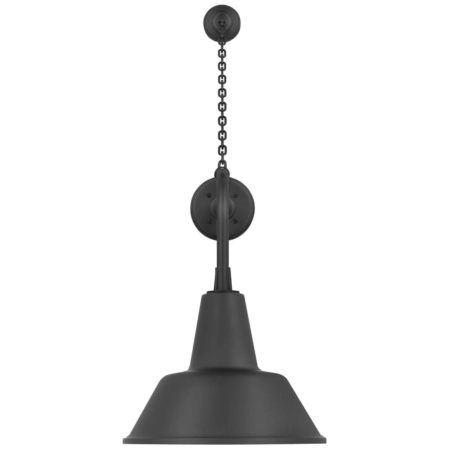 Academy 20" Anchored Rex Barn Light | Matte Black | 12.5 | 12.5" Matte Black Bowers Shade