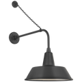Academy 20" Anchored Rex Barn Light | Matte Black | 16 | 16" Matte Black Bowers Shade