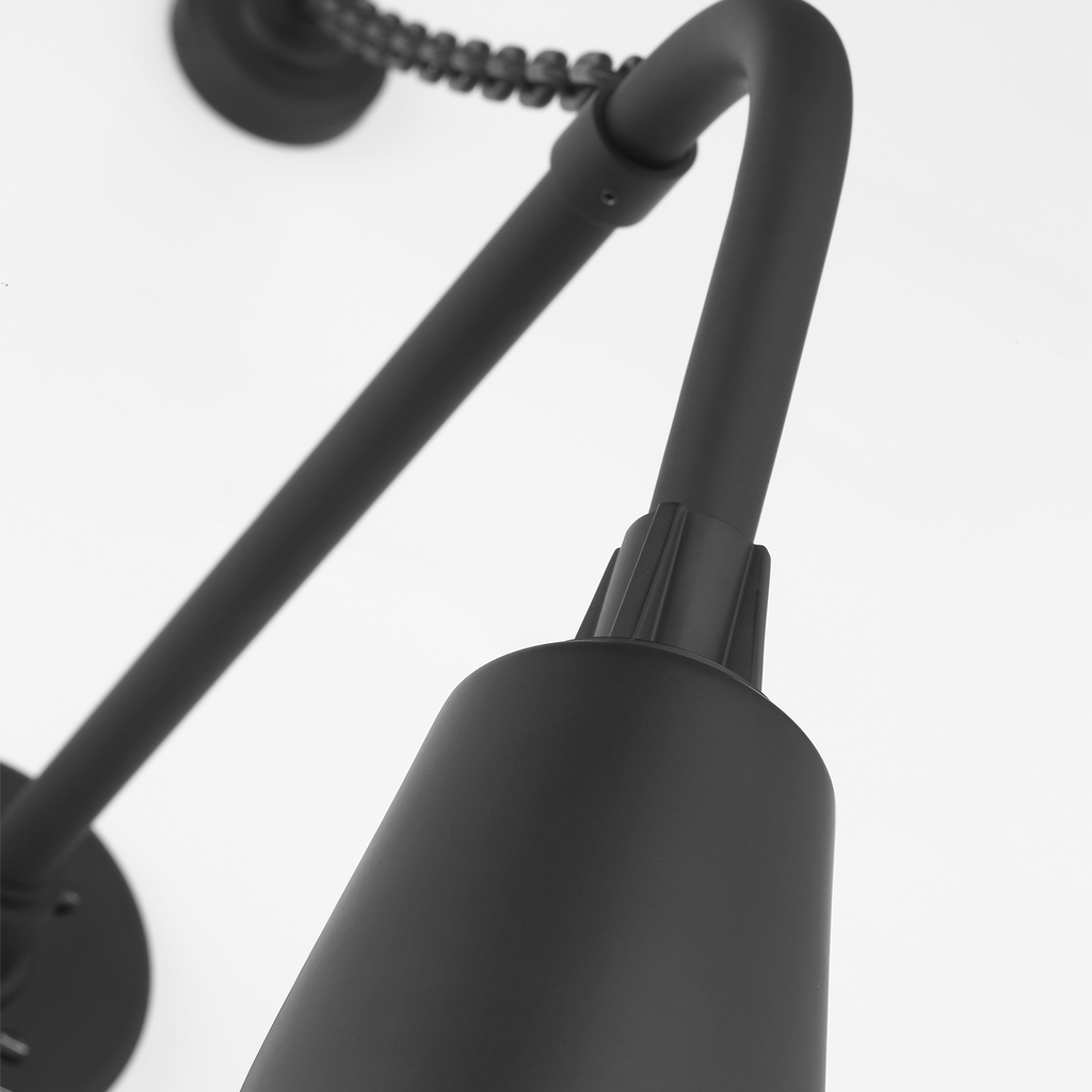 Academy 20" Anchored Rex Barn Light | Matte Black | 16 | 16" Matte Black Tilted Bowers Shade