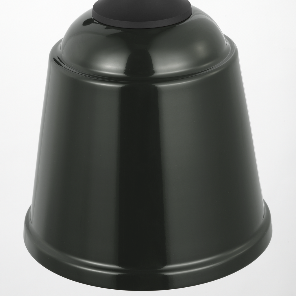 Academy 20" Anchored Rex Barn Light | Matte Black | 8 | 8" Green Rockhouse Shade