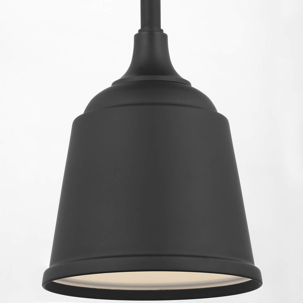 Academy 20" Anchored Rex Barn Light | Matte Black | 8 | 8" Matte Black Rockhouse Shade