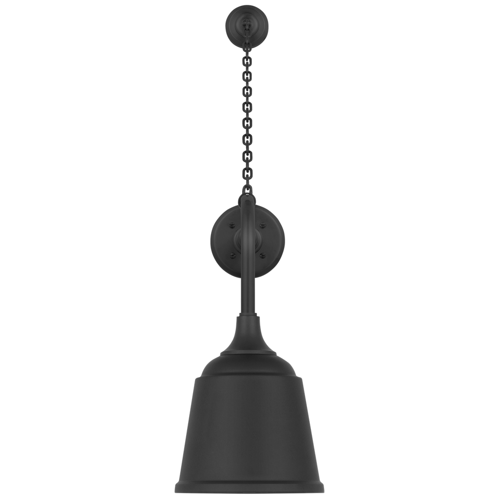 Academy 20" Anchored Rex Barn Light | Matte Black | 8 | 8" Matte Black Rockhouse Shade