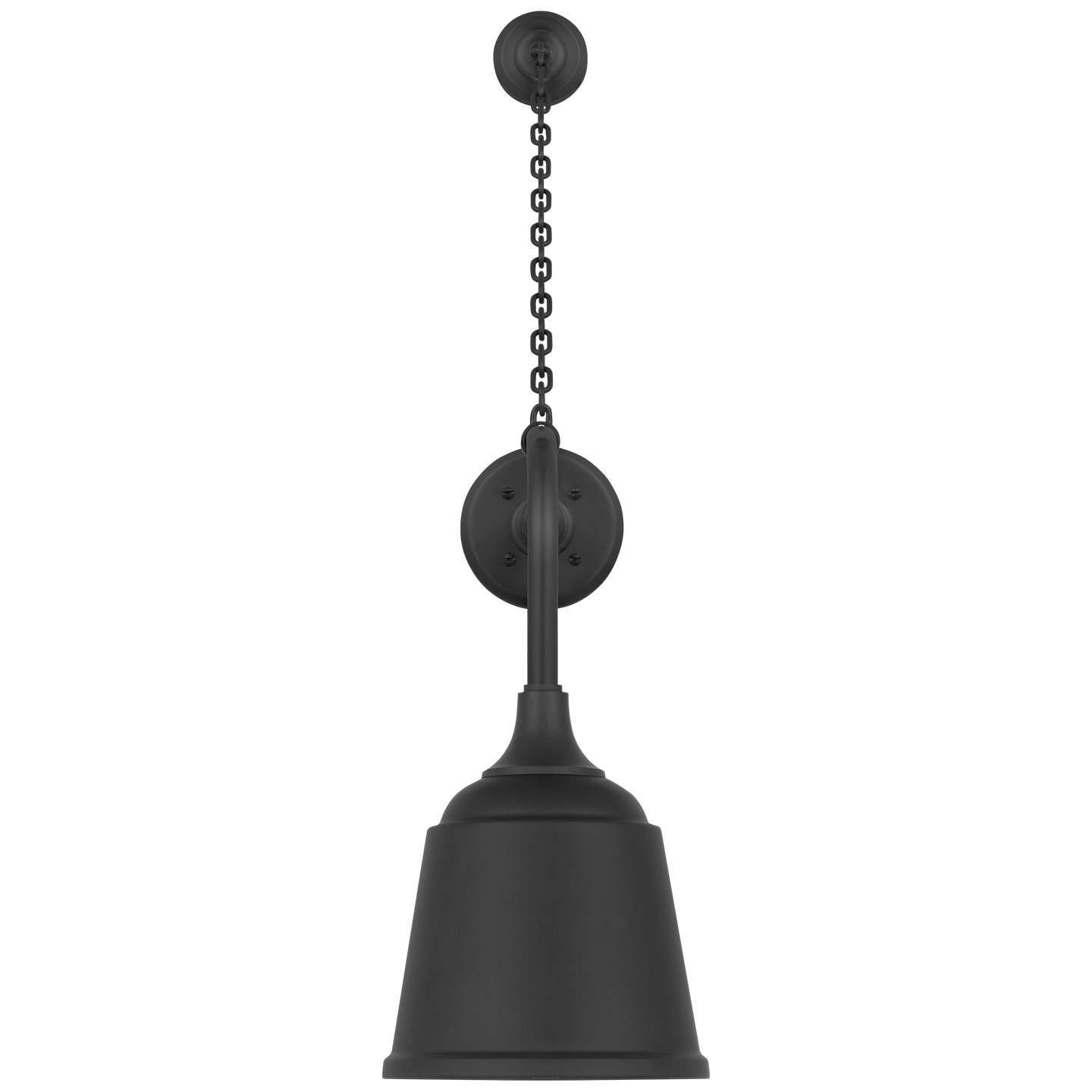 Academy 20" Anchored Rex Barn Light | Matte Black | 8 | 8" Matte Black Rockhouse Shade