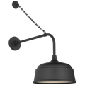 Academy 20" Anchored Rex Barn Light | Matte Black | 12.5 | 12.5" Matte Black Rockhouse Shade