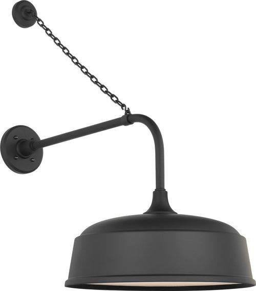 Academy 20" Anchored Rex Barn Light | Matte Black | 16 | 16" Matte Black Rockhouse Shade