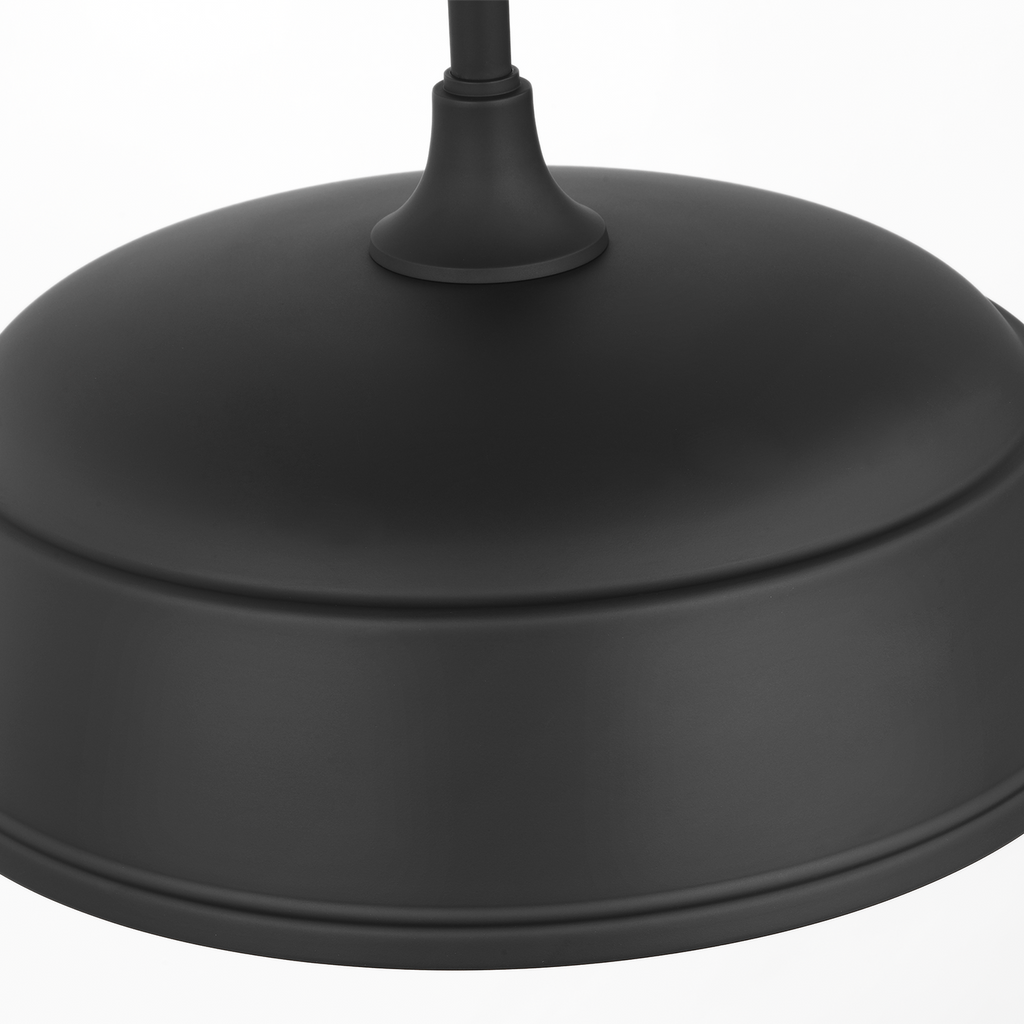 Academy 20" Anchored Rex Barn Light | Matte Black | 16 | 16" Matte Black Rockhouse Shade