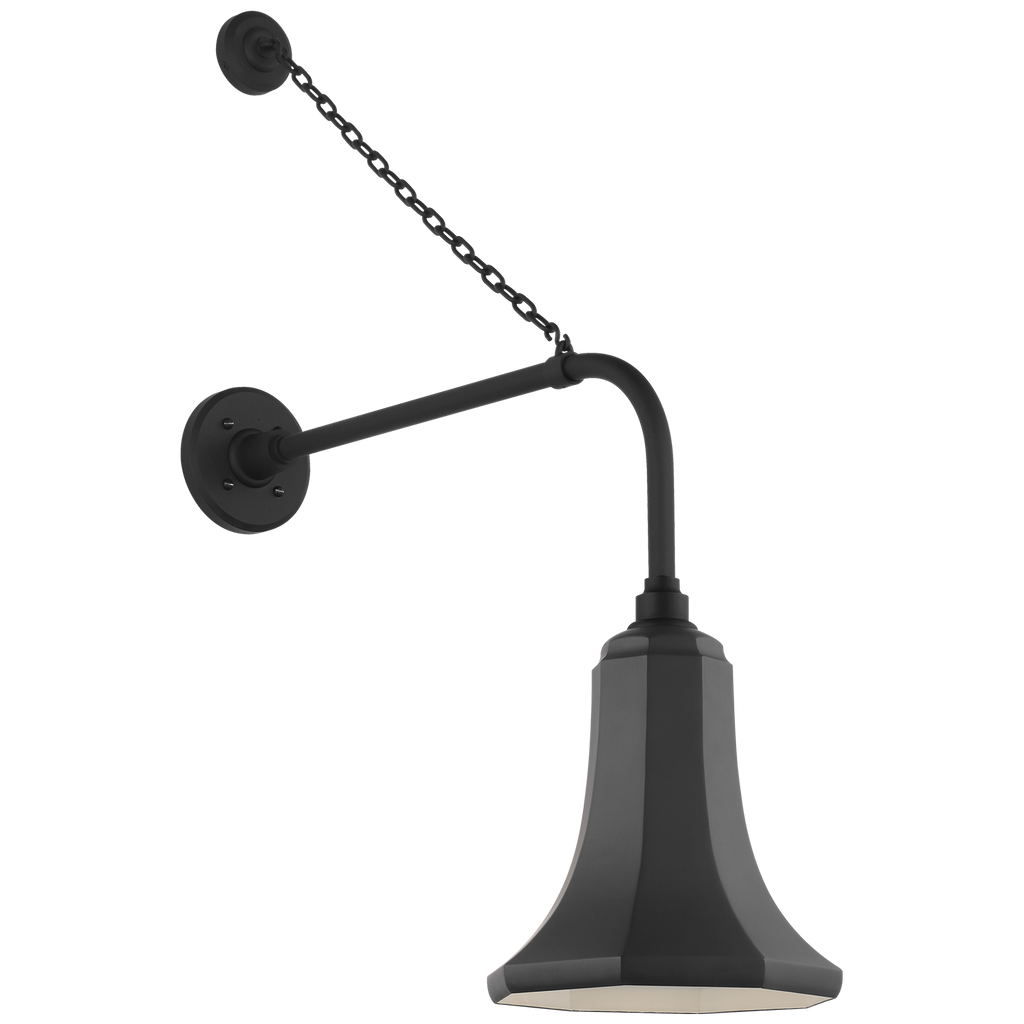 Academy 20" Anchored Rex Barn Light | Matte Black | 9.25 | 9.25" Matte Black Savannah Shade