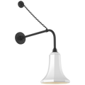 Academy 20" Anchored Rex Barn Light | Matte Black | 9.25 | 9.25" White Savannah Shade