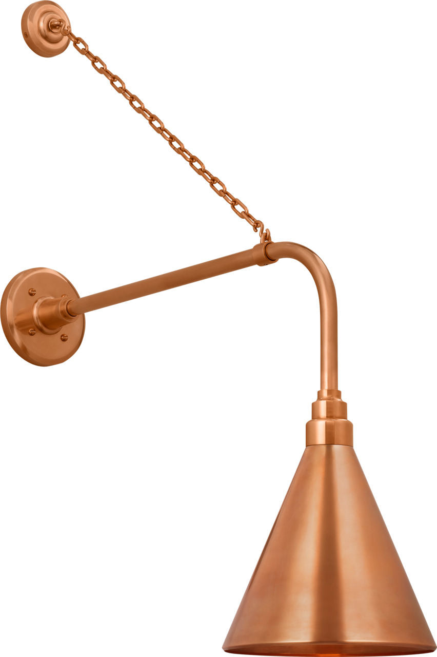 Academy 20" Anchored Rex Barn Light | Soft Copper | 9\