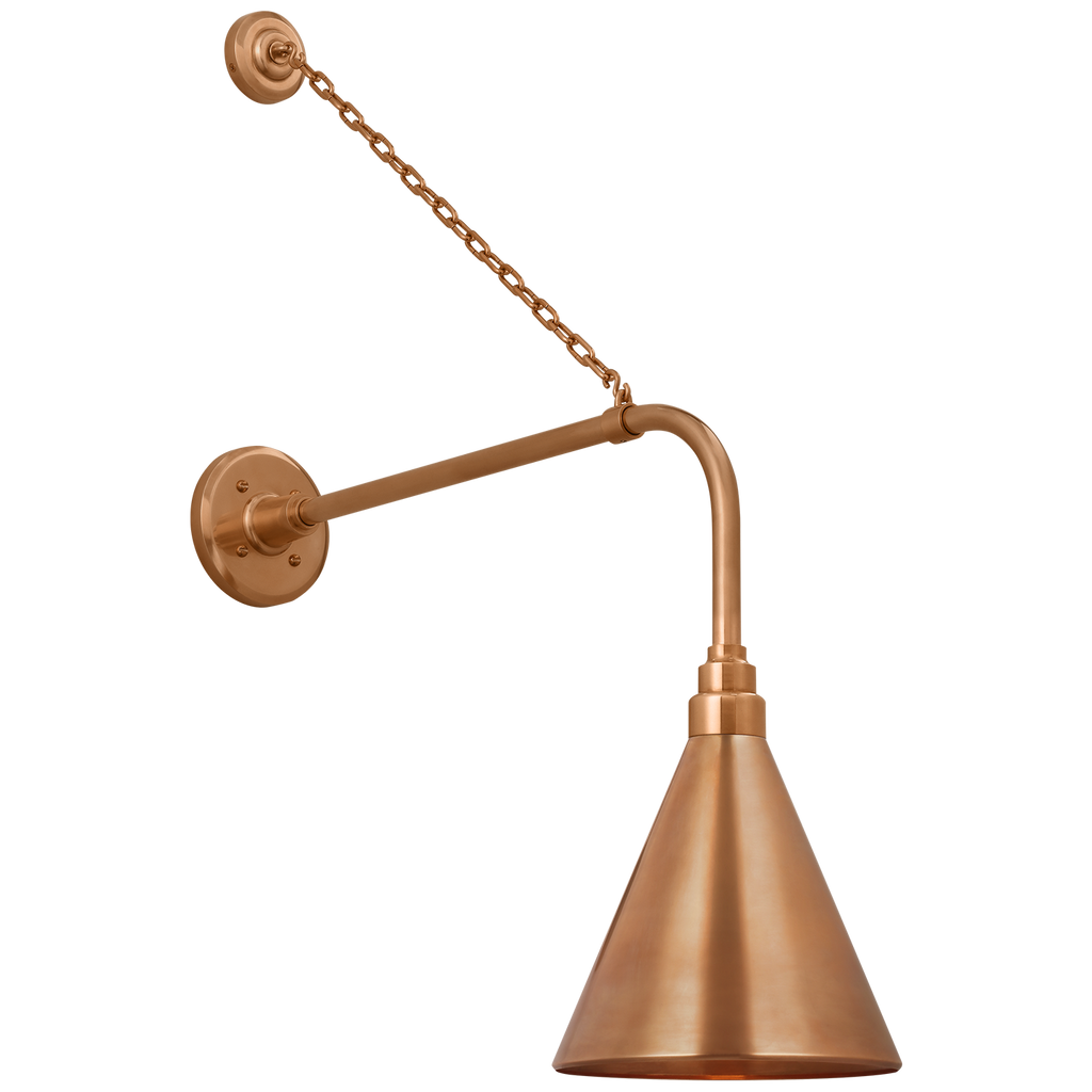 Academy 20" Anchored Rex Barn Light | Soft Copper | 9\