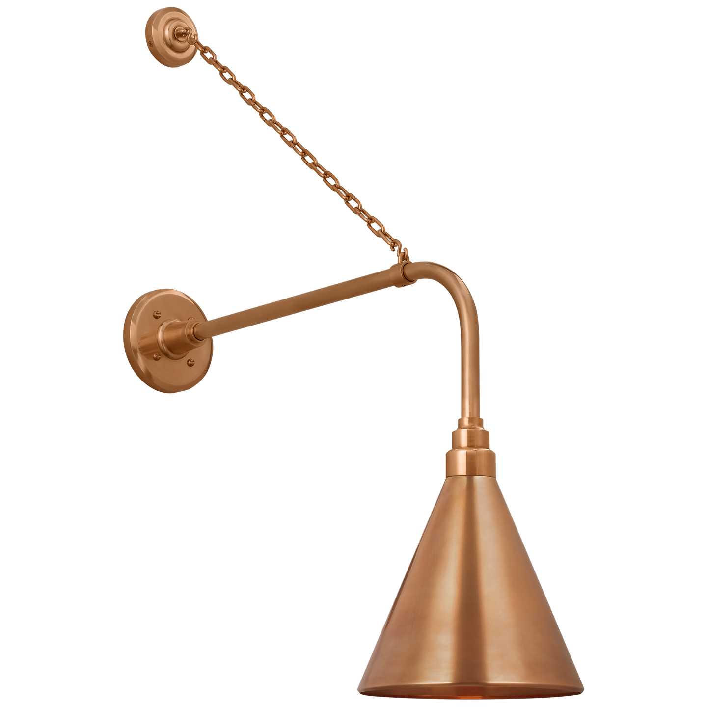 Academy 20" Anchored Rex Barn Light | Soft Copper | 9\