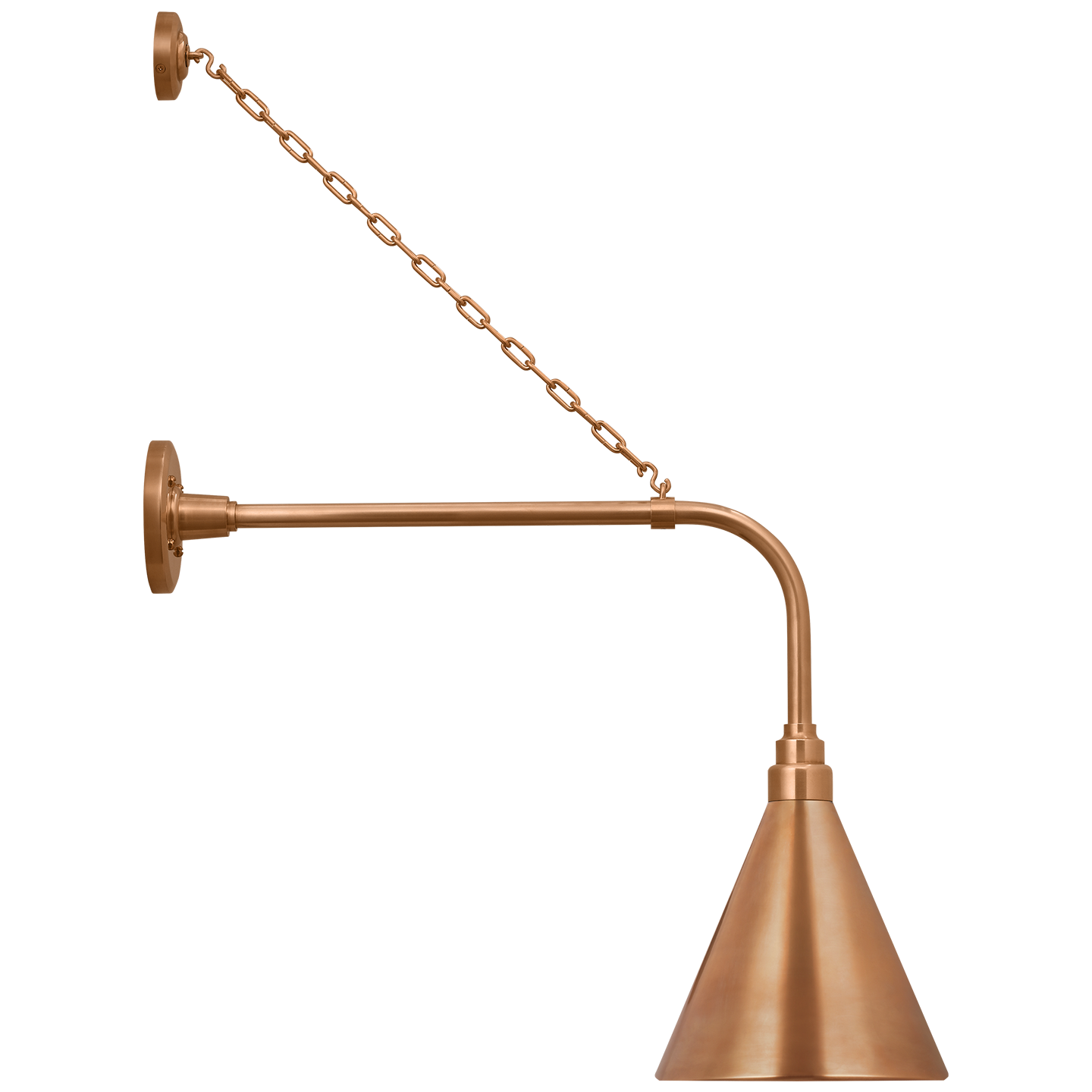 Academy 20" Anchored Rex Barn Light | Soft Copper | 9\