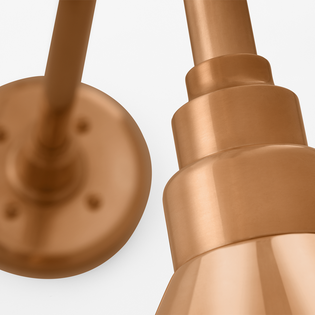 Academy 20" Anchored Rex Barn Light | Soft Copper | 12.5 | 12.5" Soft Copper Conical Savannah Shade
