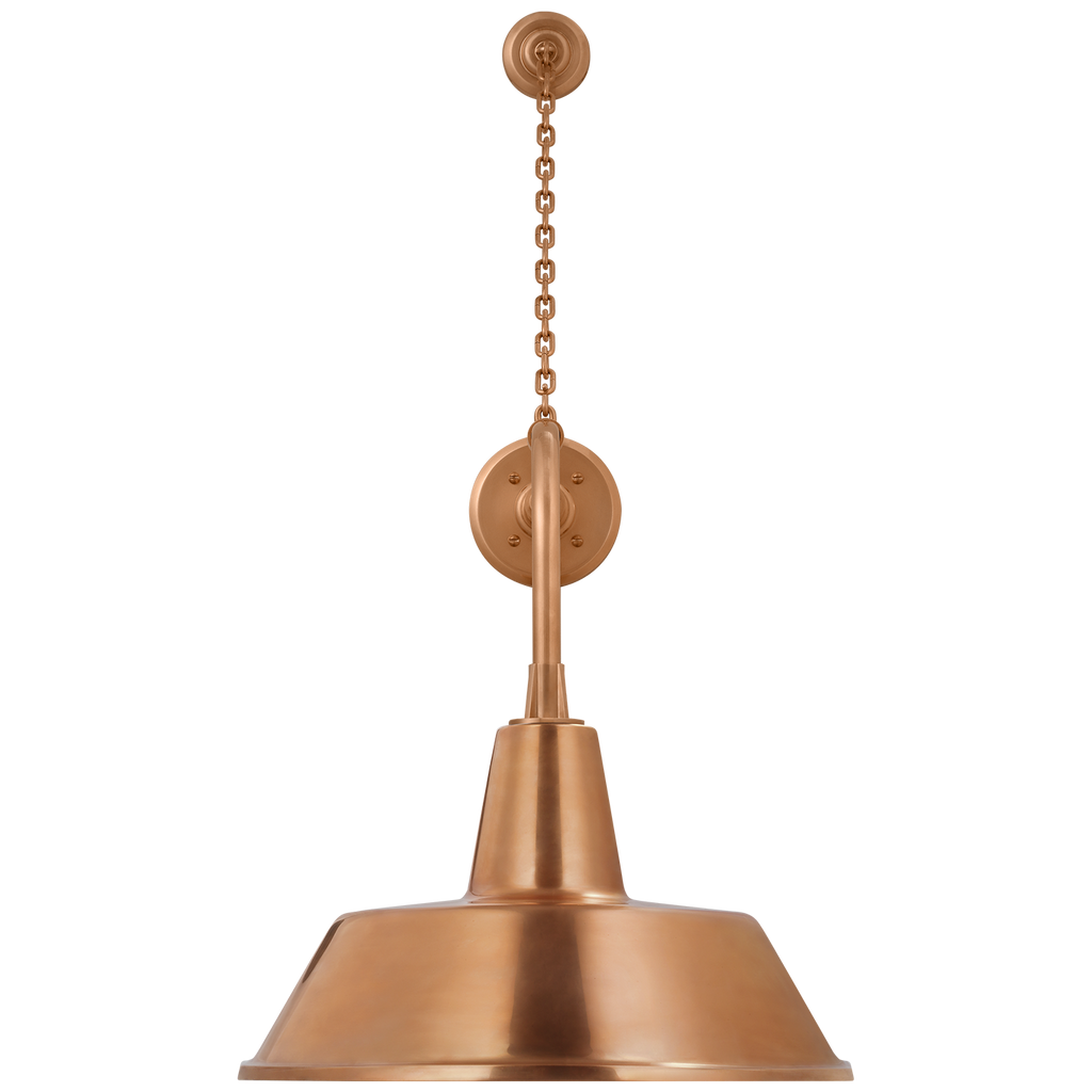 Academy 20" Anchored Rex Barn Light | Soft Copper | 16 | 16" Soft Copper Bowers Shade