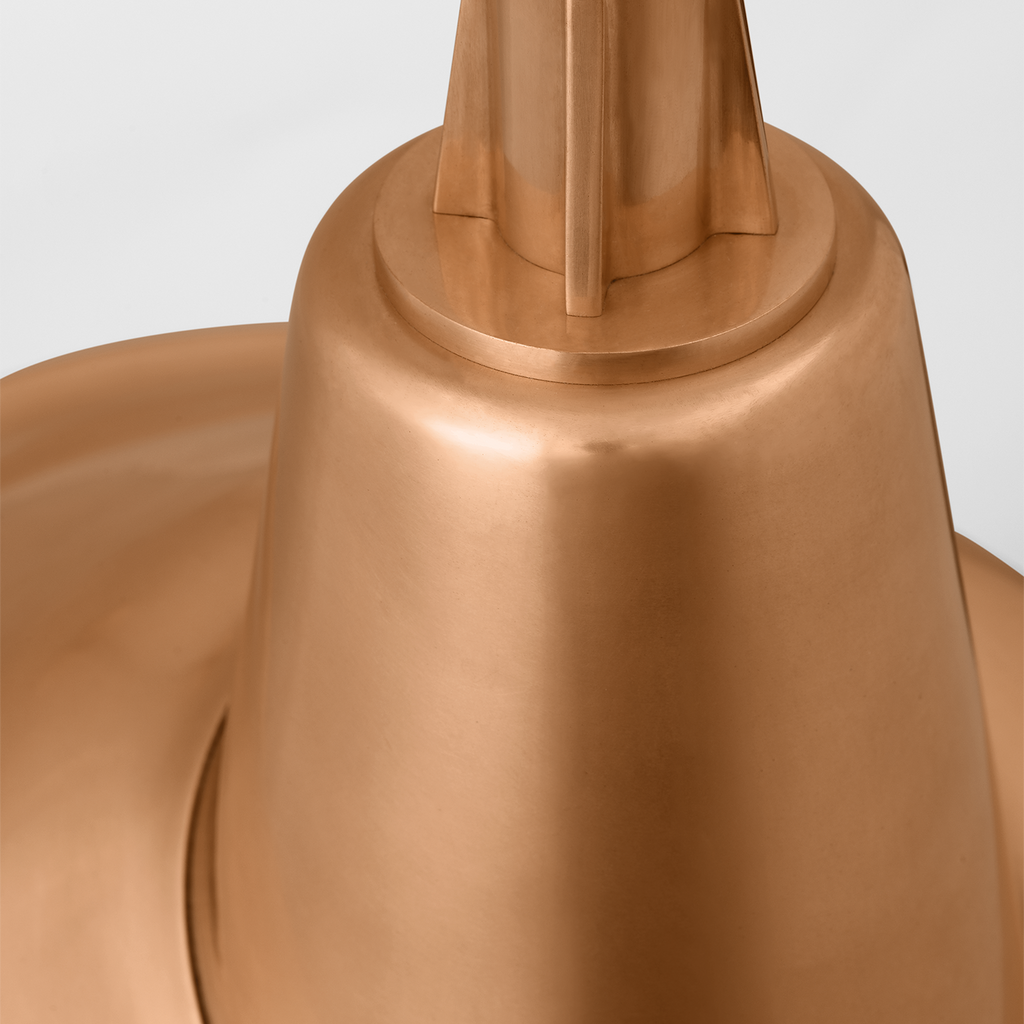 Academy 20" Anchored Rex Barn Light | Soft Copper | 12.5 | 12.5" Soft Copper Tilted Bowers Shade