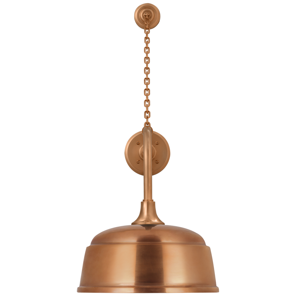 Academy 20" Anchored Rex Barn Light | Soft Copper | 12.5 | 12.5" Soft Copper Rockhouse Shade