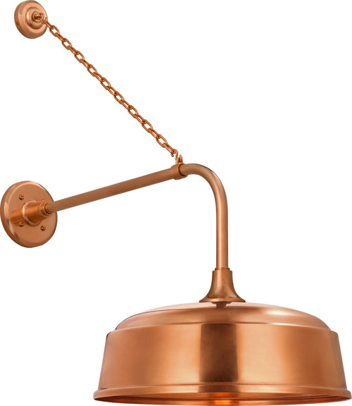 Academy 20" Anchored Rex Barn Light | Soft Copper | 16 | 16" Soft Copper Rockhouse Shade