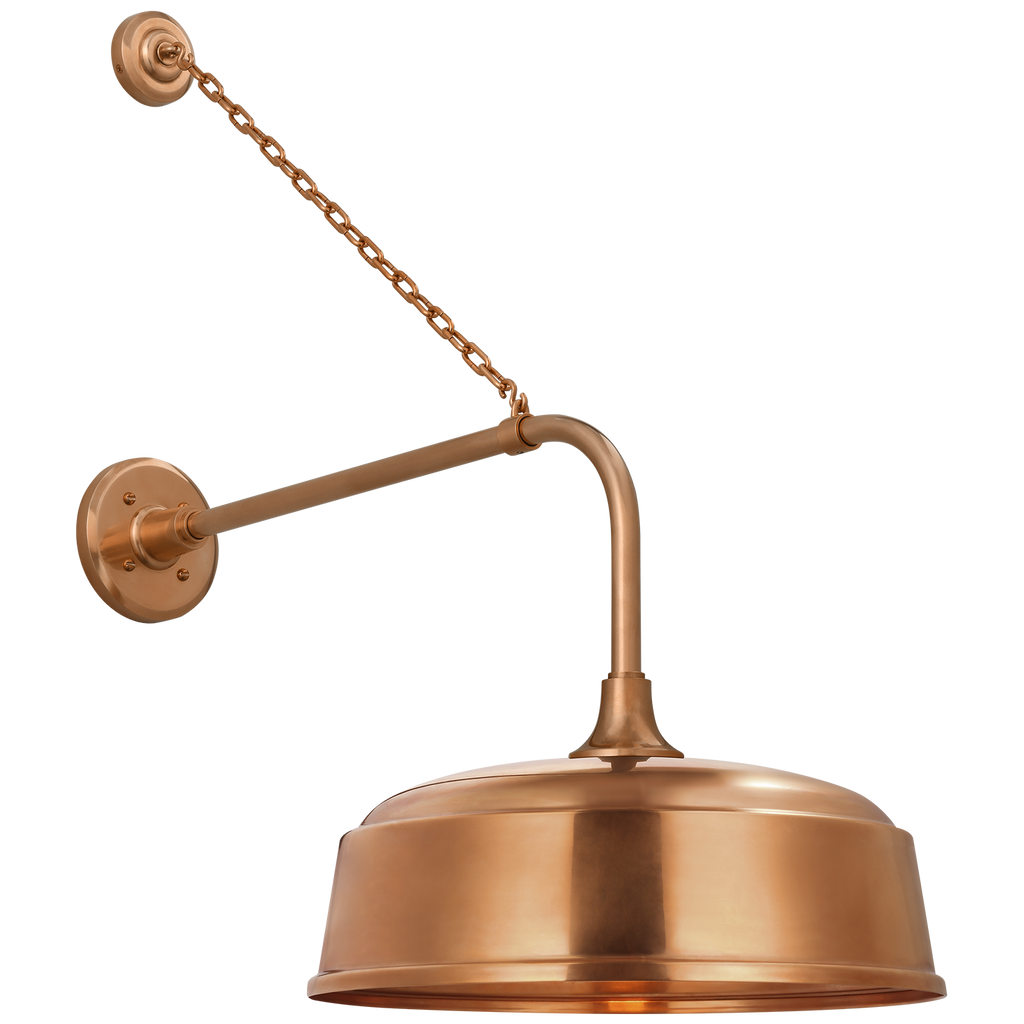 Academy 20" Anchored Rex Barn Light | Soft Copper | 16 | 16" Soft Copper Rockhouse Shade
