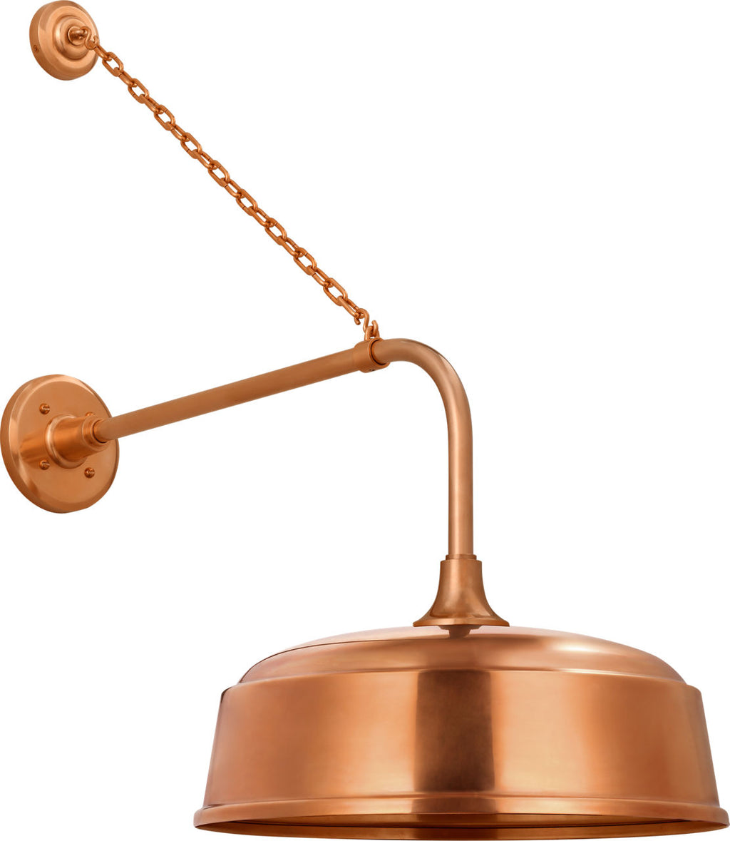 Academy 20" Anchored Rex Barn Light | Soft Copper | 16 | 16" Soft Copper Rockhouse Shade