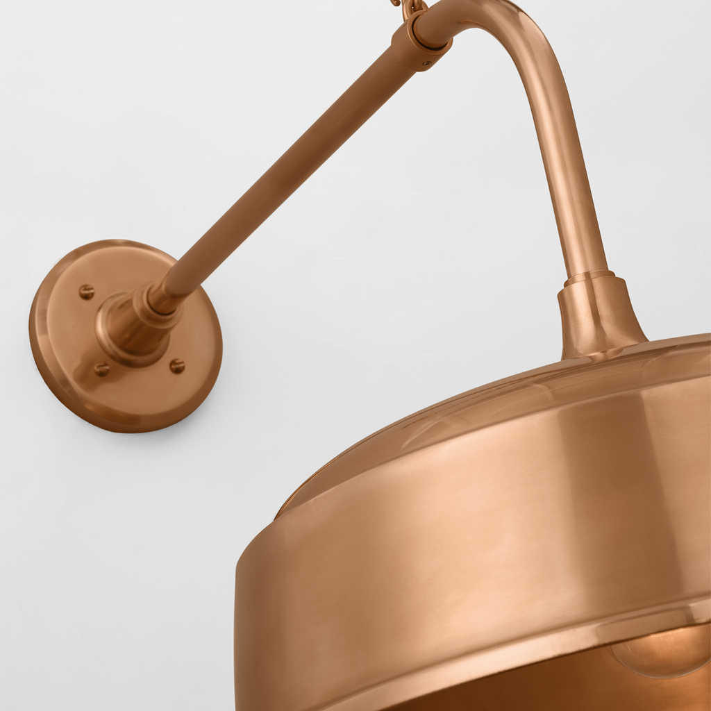 Academy 20" Anchored Rex Barn Light | Soft Copper | 16 | 16" Soft Copper Rockhouse Shade