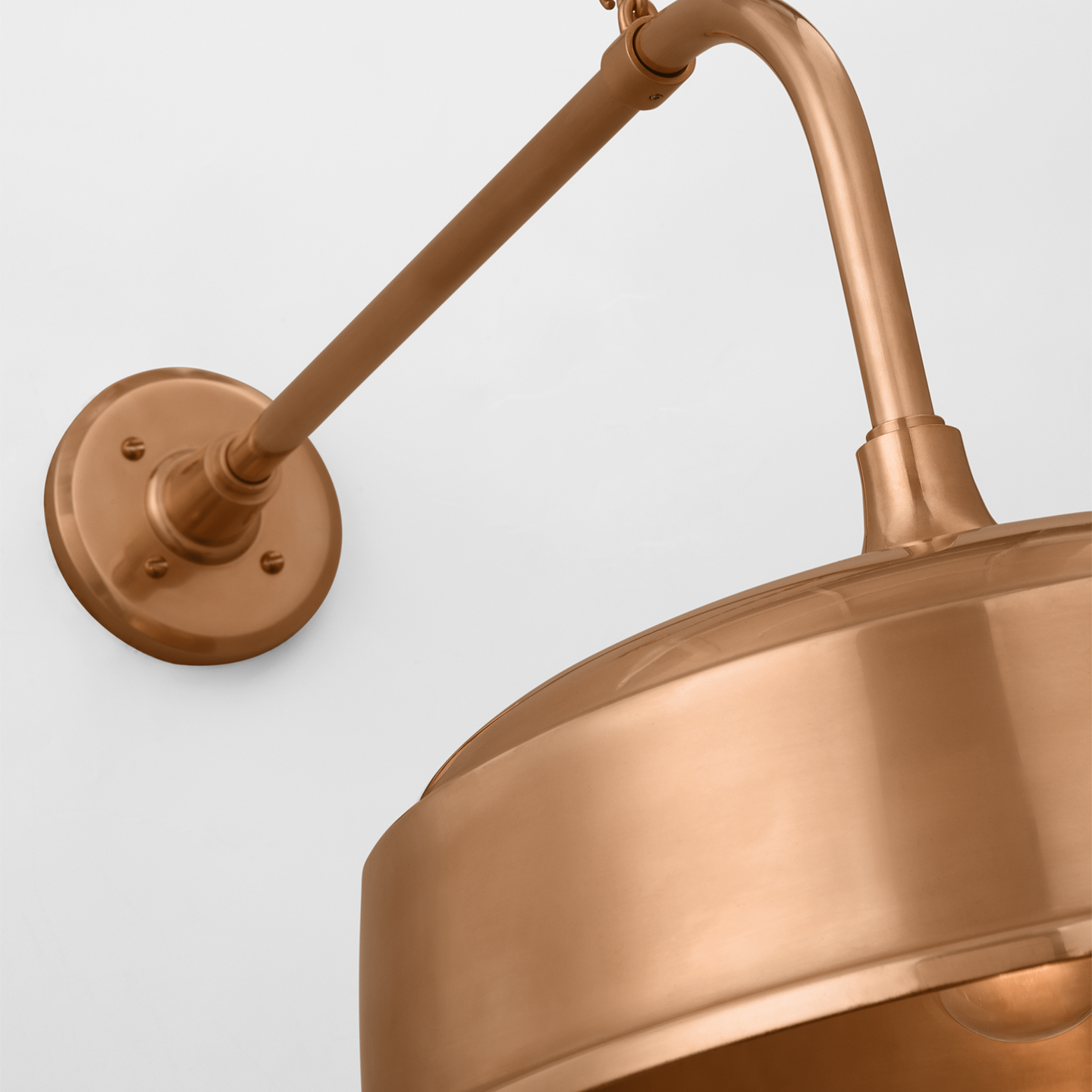 Academy 20" Anchored Rex Barn Light | Soft Copper | 16 | 16" Soft Copper Rockhouse Shade