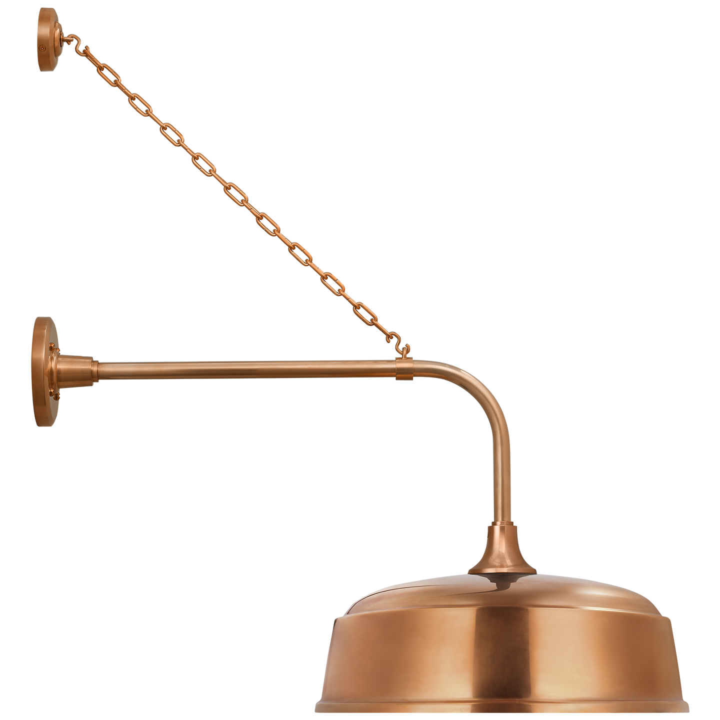 Academy 20" Anchored Rex Barn Light | Soft Copper | 16 | 16" Soft Copper Rockhouse Shade