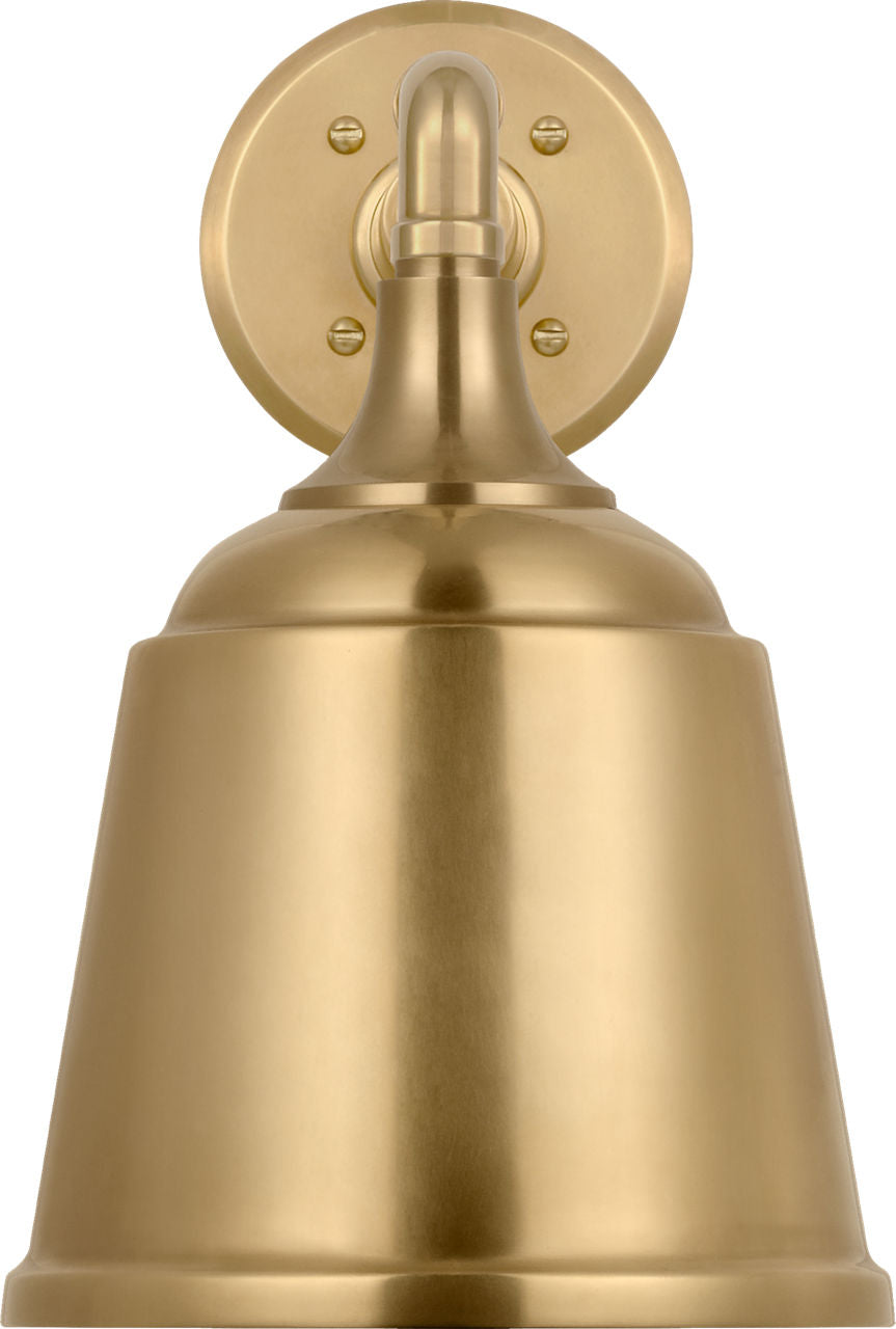 Academy 11" Mack Barn Light | Hand-Rubbed Antique Brass | 8 | 8" Hand-Rubbed Antique Brass Rockhouse Shade