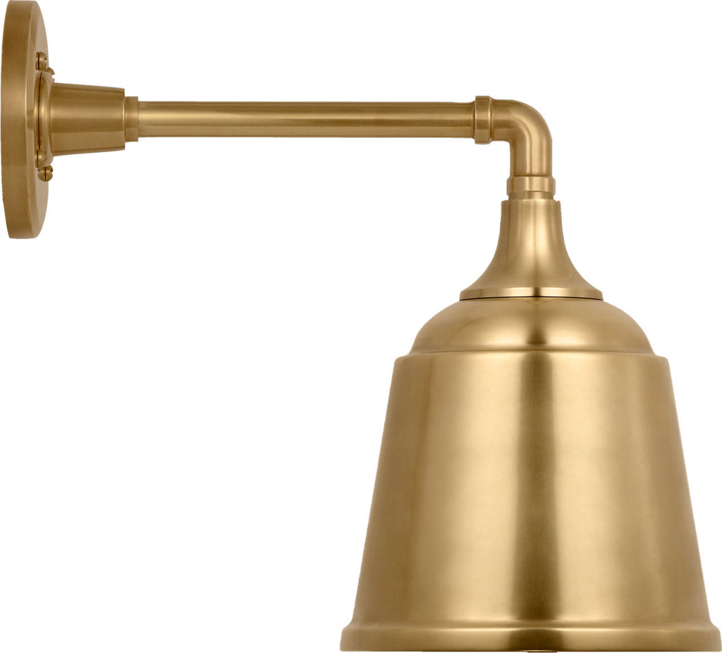 Academy 11" Mack Barn Light | Hand-Rubbed Antique Brass | 8 | 8" Hand-Rubbed Antique Brass Rockhouse Shade