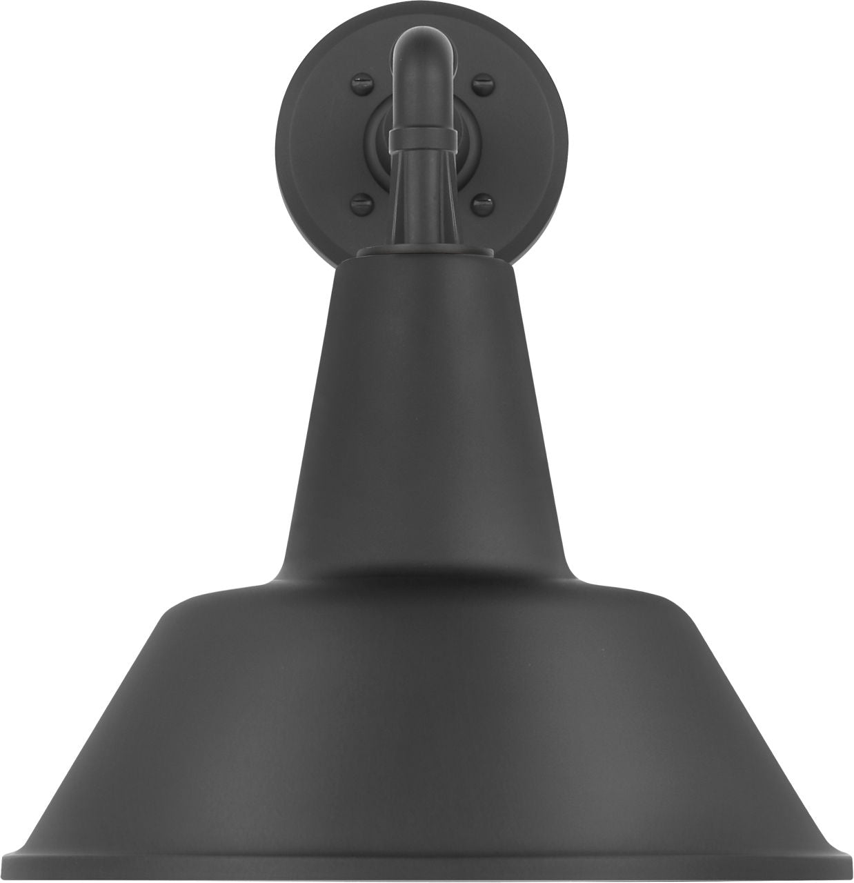 Academy 11" Mack Barn Light | Matte Black | 12.5 | 12.5" Matte Black Bowers Shade