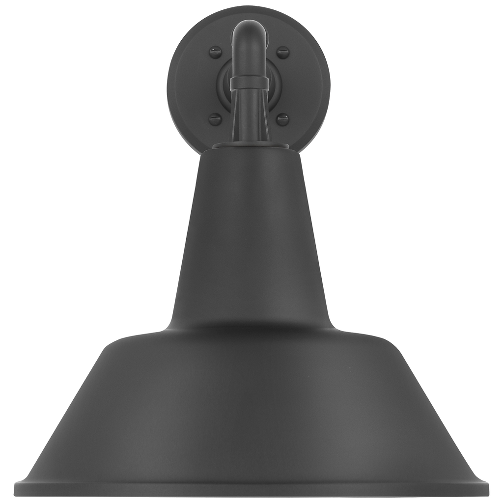 Academy 11" Mack Barn Light | Matte Black | 12.5 | 12.5" Matte Black Bowers Shade