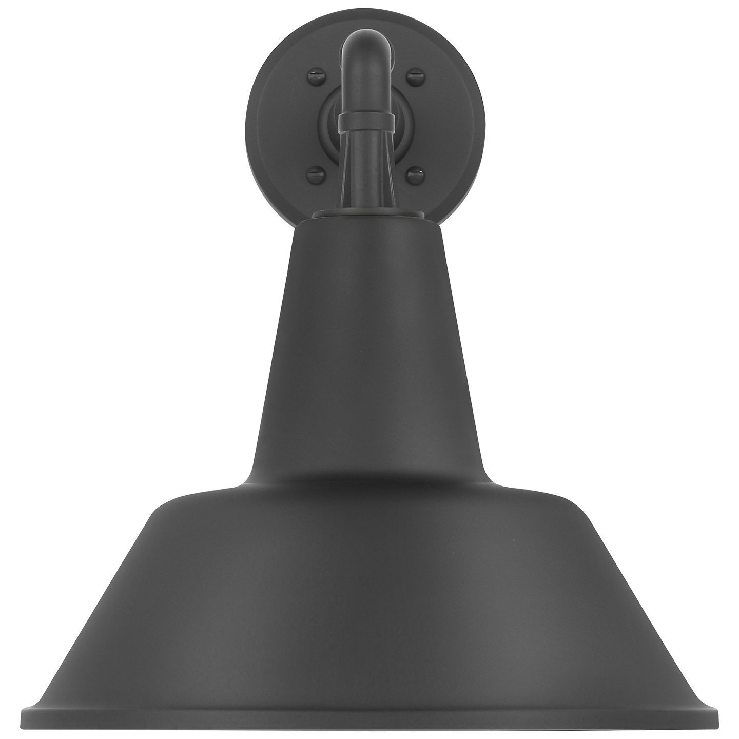 Academy 11" Mack Barn Light | Matte Black | 12.5 | 12.5" Matte Black Bowers Shade