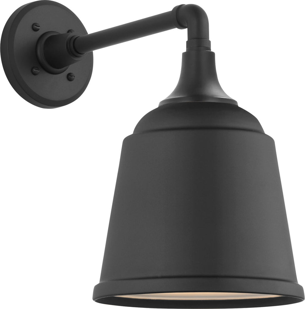 Academy 11" Mack Barn Light | Matte Black | 8 | 8" Matte Black Rockhouse Shade