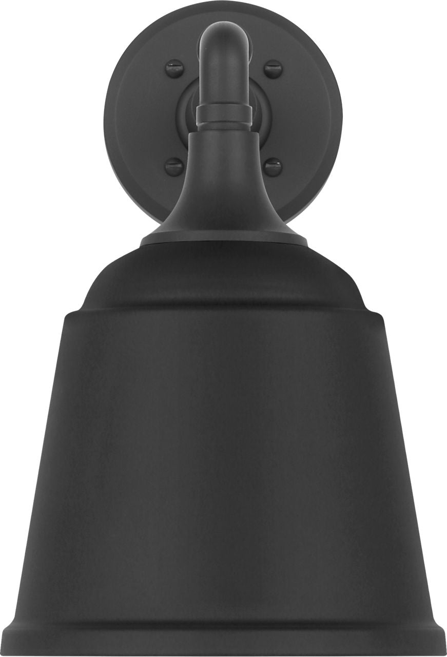 Academy 11" Mack Barn Light | Matte Black | 8 | 8" Matte Black Rockhouse Shade