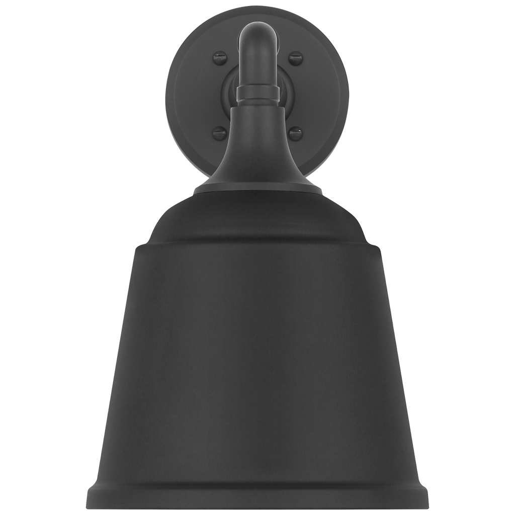 Academy 11" Mack Barn Light | Matte Black | 8 | 8" Matte Black Rockhouse Shade