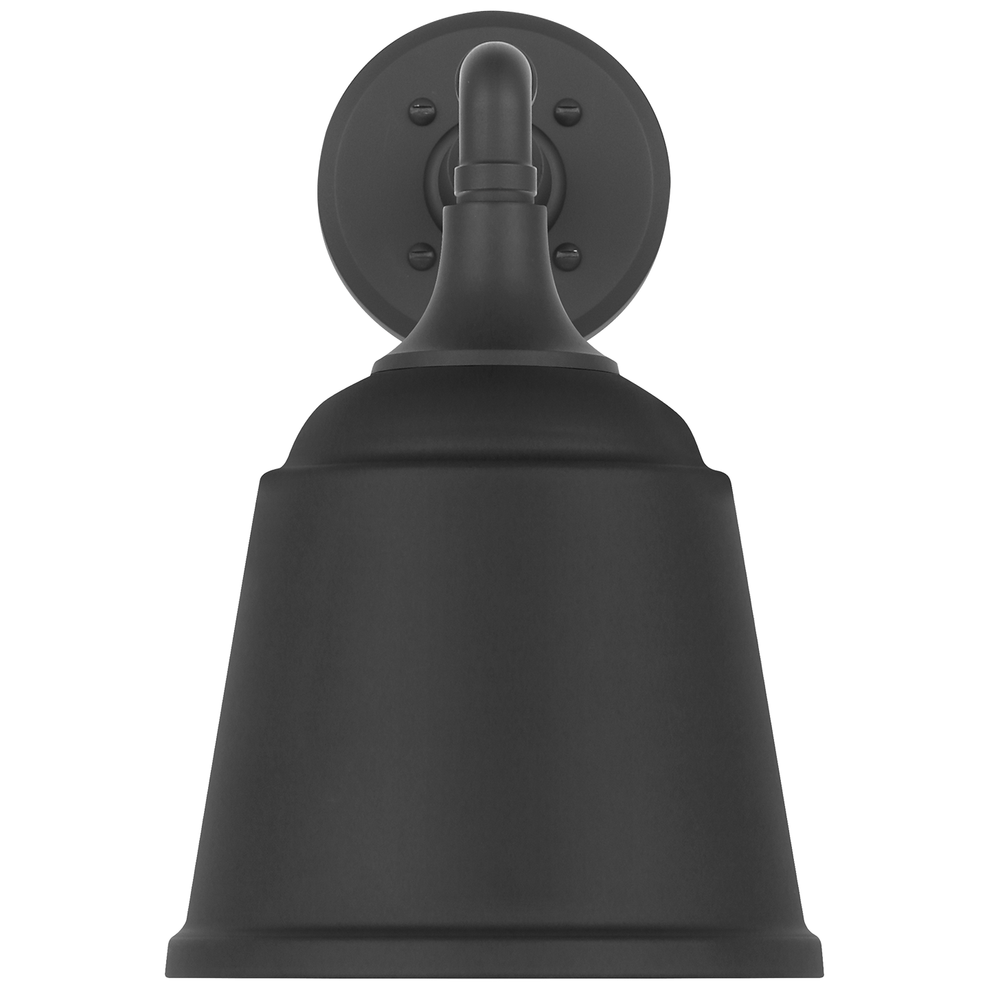 Academy 11" Mack Barn Light | Matte Black | 8 | 8" Matte Black Rockhouse Shade