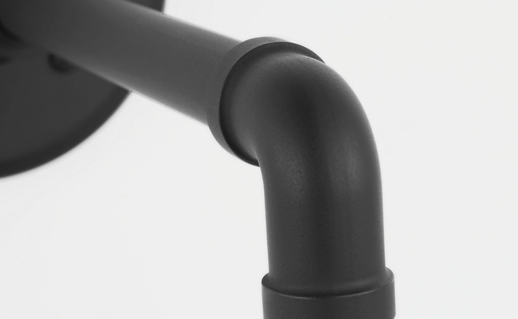 Academy 11" Mack Barn Light | Matte Black | 8 | 8" White Rockhouse Shade