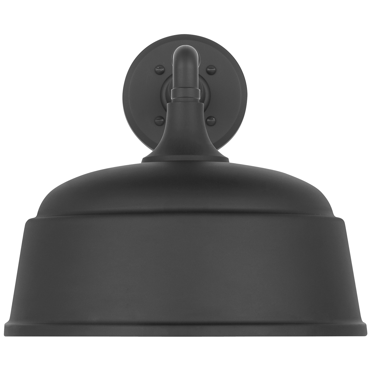 Academy 11" Mack Barn Light | Matte Black | 12.5 | 12.5" Matte Black Rockhouse Shade