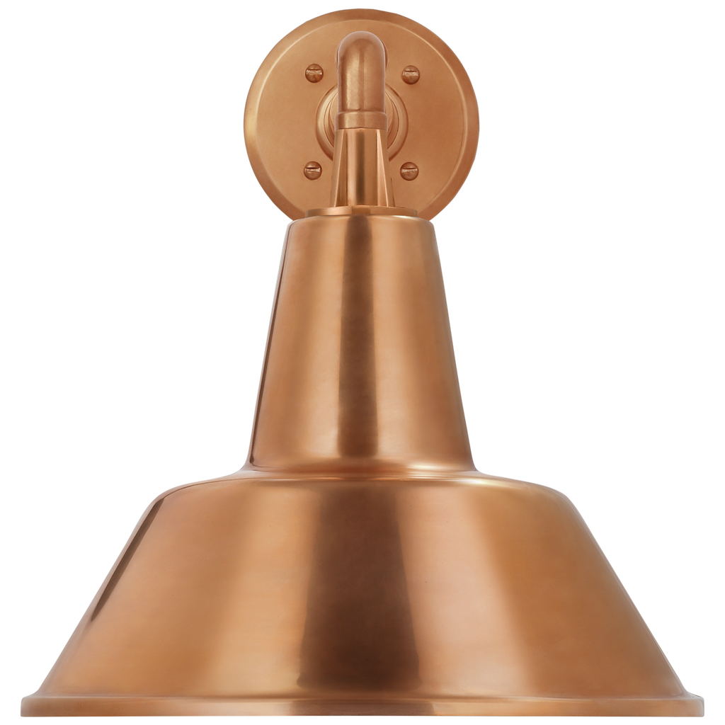 Academy 11" Mack Barn Light | Soft Copper | 12.5 | 12.5" Soft Copper Bowers Shade