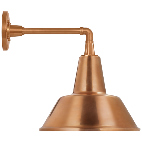 Academy 11" Mack Barn Light | Soft Copper | 12.5 | 12.5" Soft Copper Bowers Shade