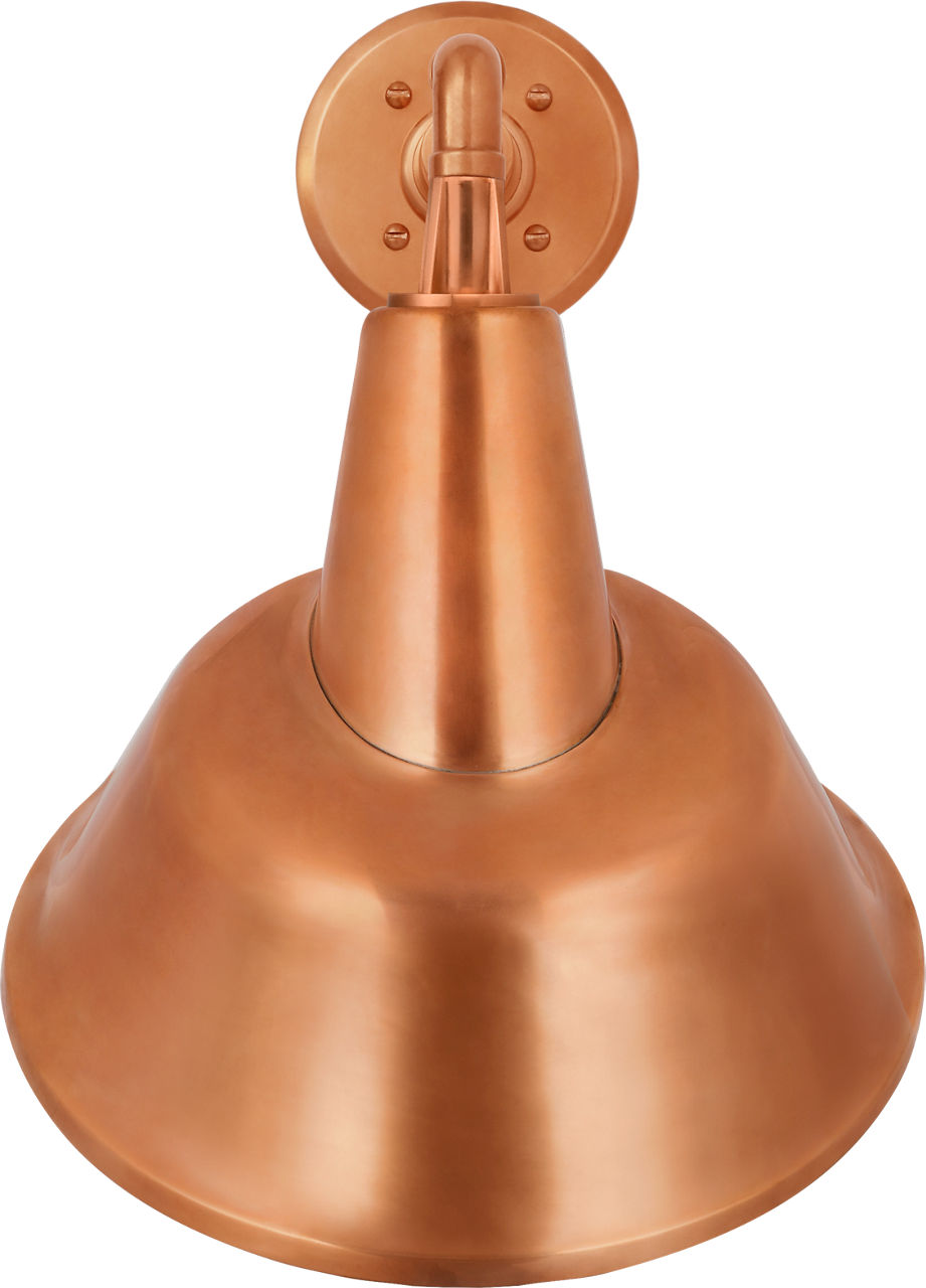 Academy 11" Mack Barn Light | Soft Copper | 12.5 | 12.5" Soft Copper Tilted Bowers Shade