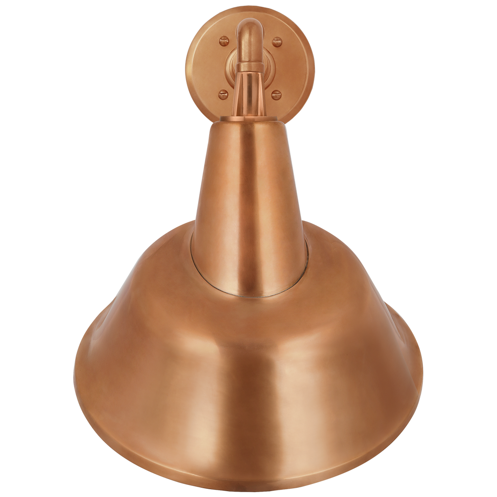Academy 11" Mack Barn Light | Soft Copper | 12.5 | 12.5" Soft Copper Tilted Bowers Shade
