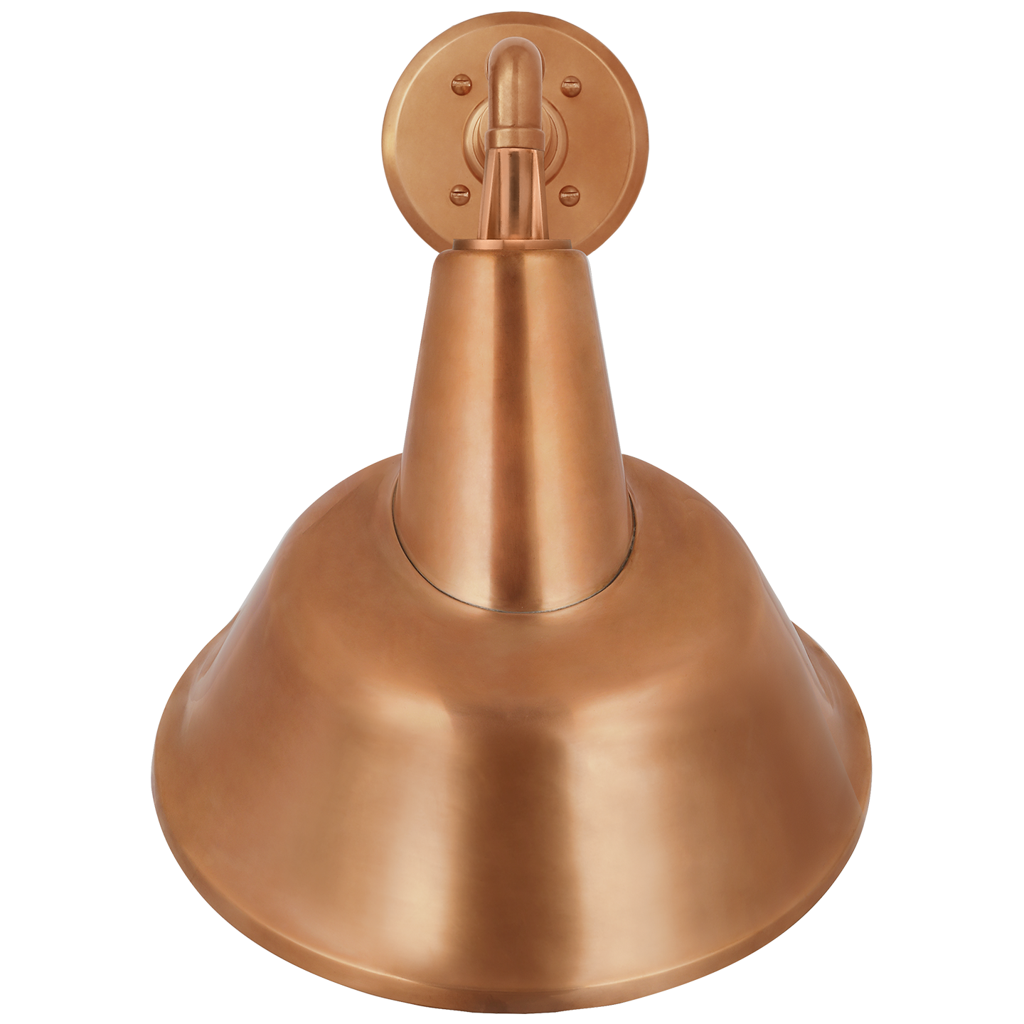 Academy 11" Mack Barn Light | Soft Copper | 12.5 | 12.5" Soft Copper Tilted Bowers Shade