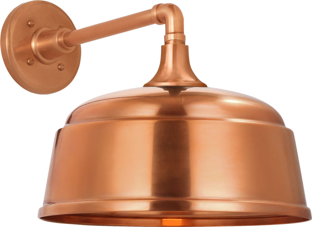 Academy 11" Mack Barn Light | Soft Copper | 12.5 | 12.5" Soft Copper Rockhouse Shade