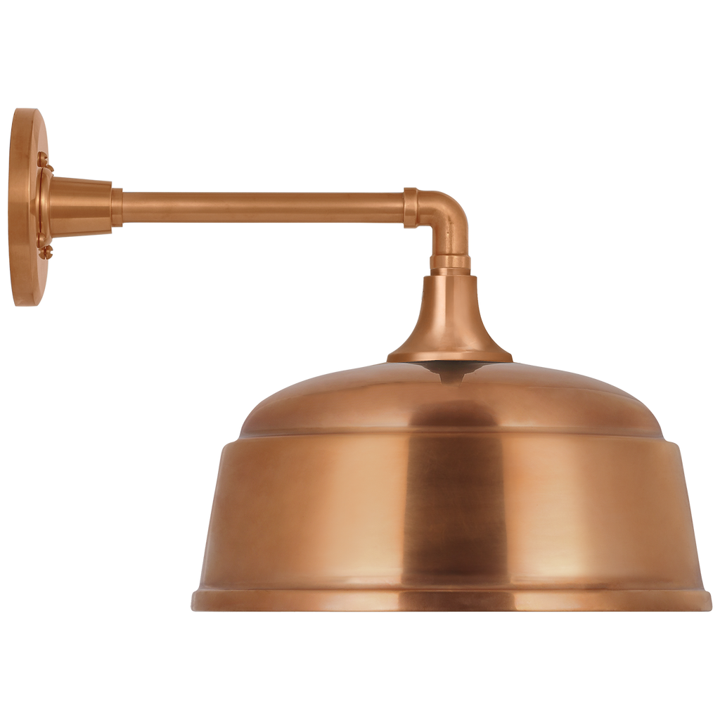 Academy 11" Mack Barn Light | Soft Copper | 12.5 | 12.5" Soft Copper Rockhouse Shade