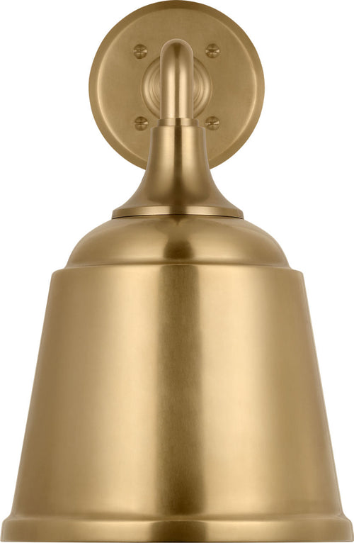 Academy 17.5" Mack Barn Light | Hand-Rubbed Antique Brass | 8 | 8" Hand-Rubbed Antique Brass Rockhouse Shade