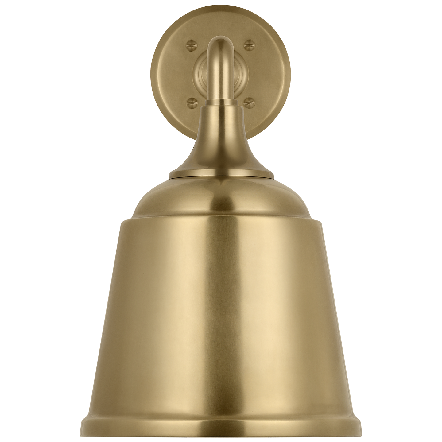 Academy 17.5" Mack Barn Light | Hand-Rubbed Antique Brass | 8 | 8" Hand-Rubbed Antique Brass Rockhouse Shade