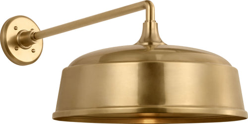 Academy 17.5" Mack Barn Light | Hand-Rubbed Antique Brass | 16 | 16" Hand-Rubbed Antique Brass Rockhouse Shade