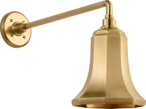 Academy 17.5" Mack Barn Light | Hand-Rubbed Antique Brass | 7.5 | 7.5" Hand-Rubbed Antique Brass Savannah Shade